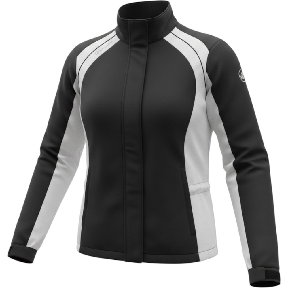 Sunice Zephal Typhoon Golf Jacket Womens Med‎ Black White Waterproof Breathable